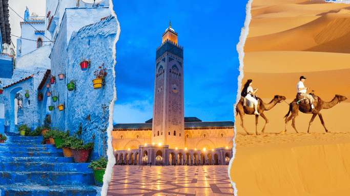 Travel to Morocco and Explore the Charm of Its Golden Desert Dunes